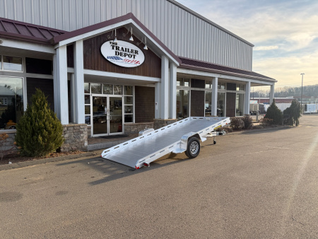New Aluma 6'6" x 15' Utility Tilt Trailer 4K