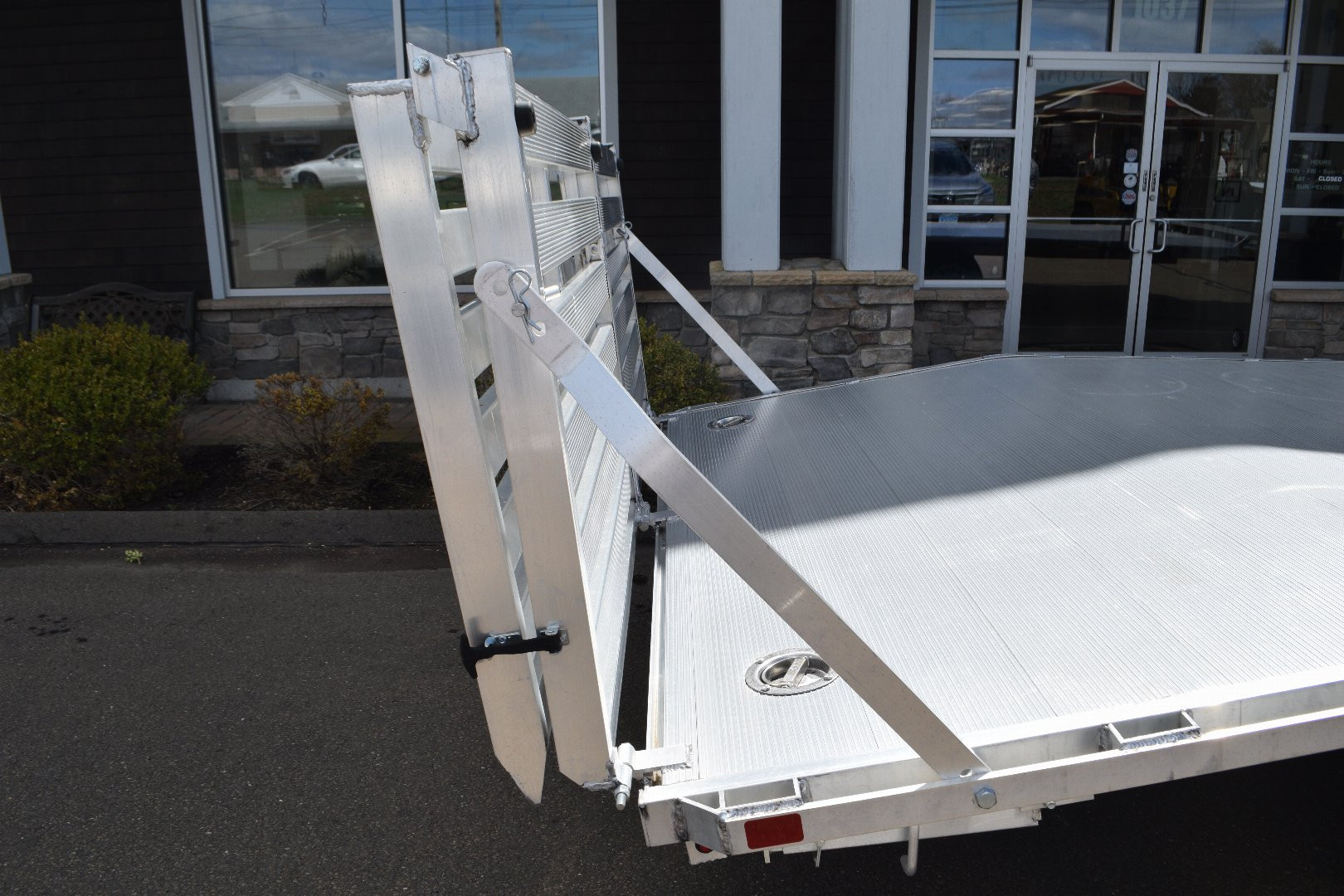 New Aluma 8'4" x 20' Deckover Trailer with Bi-Fold Gate 9.9K