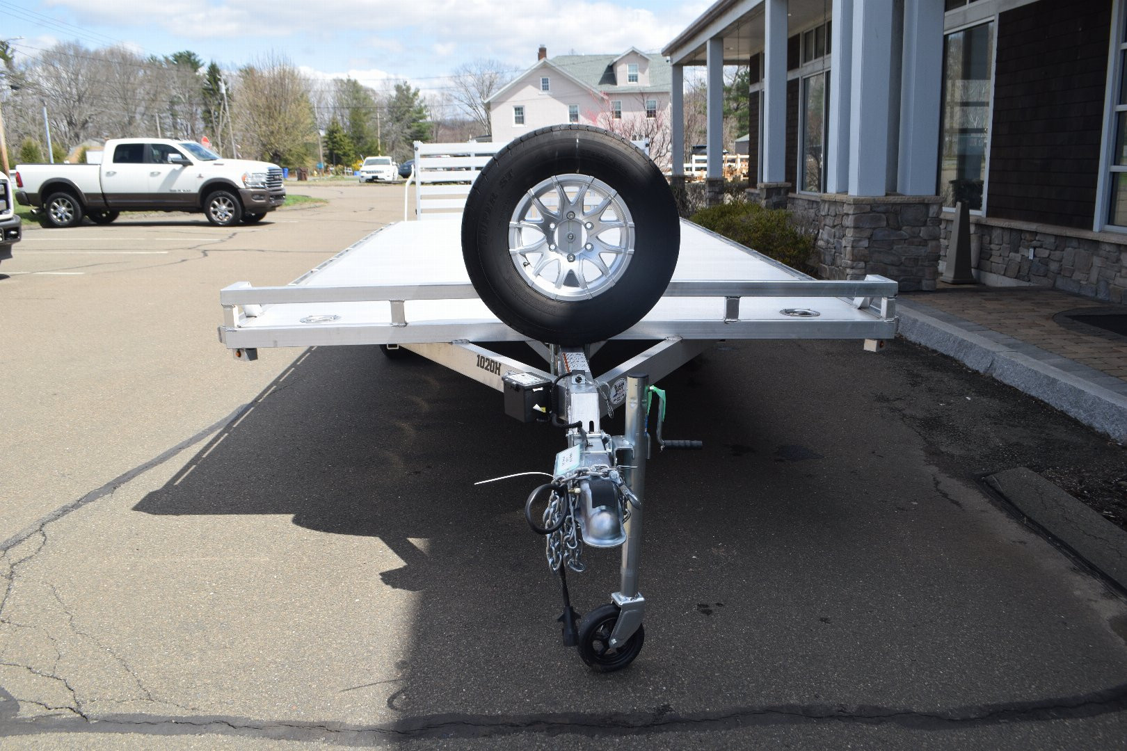New Aluma 8'4" x 20' Deckover Trailer with Bi-Fold Gate 9.9K