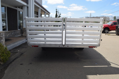 New Aluma 8'4" x 20' Deckover Trailer with Bi-Fold Gate 9.9K