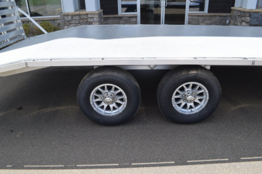 New Aluma 8'4" x 20' Deckover Trailer with Bi-Fold Gate 9.9K