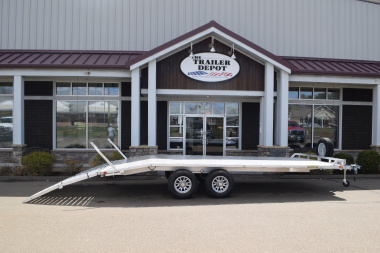 New Aluma 8'4" x 20' Deckover Trailer with Bi-Fold Gate 9.9K