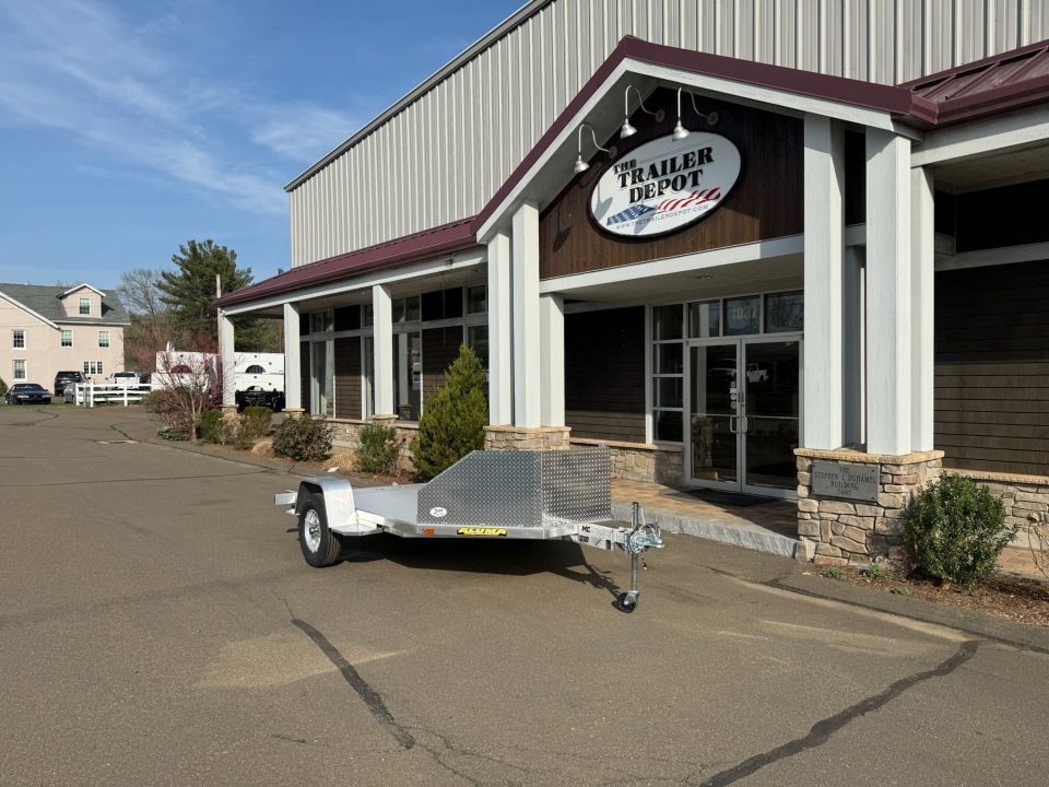 New ALUMA 6′6″ X 10’ 2-PLACE MOTORCYCLE TRAILER 2.9K