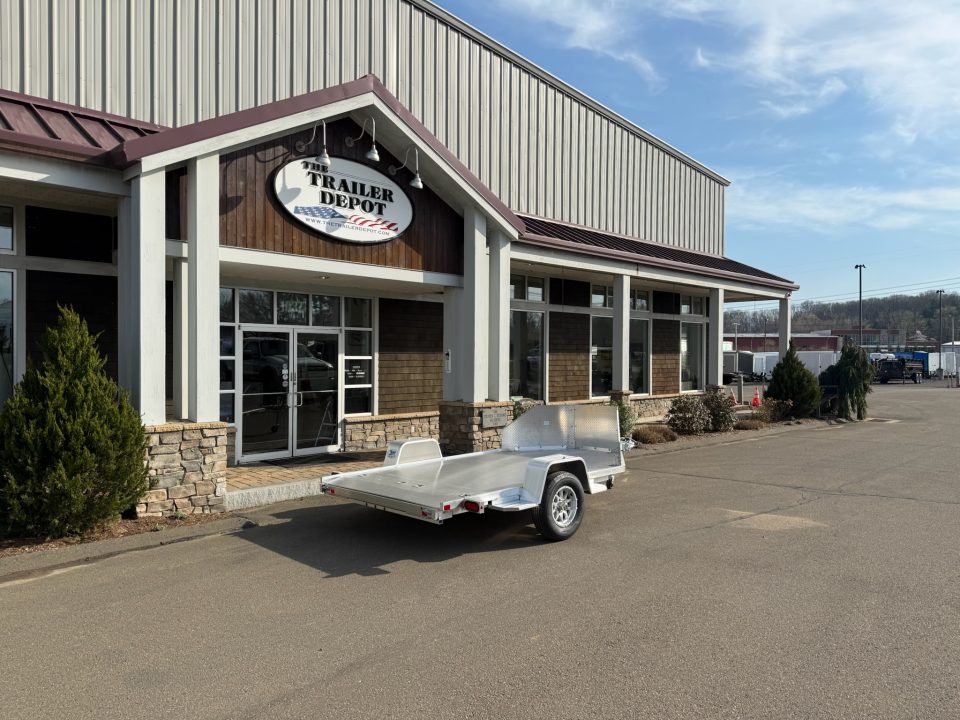 New ALUMA 6′6″ X 10’ 2-PLACE MOTORCYCLE TRAILER 2.9K