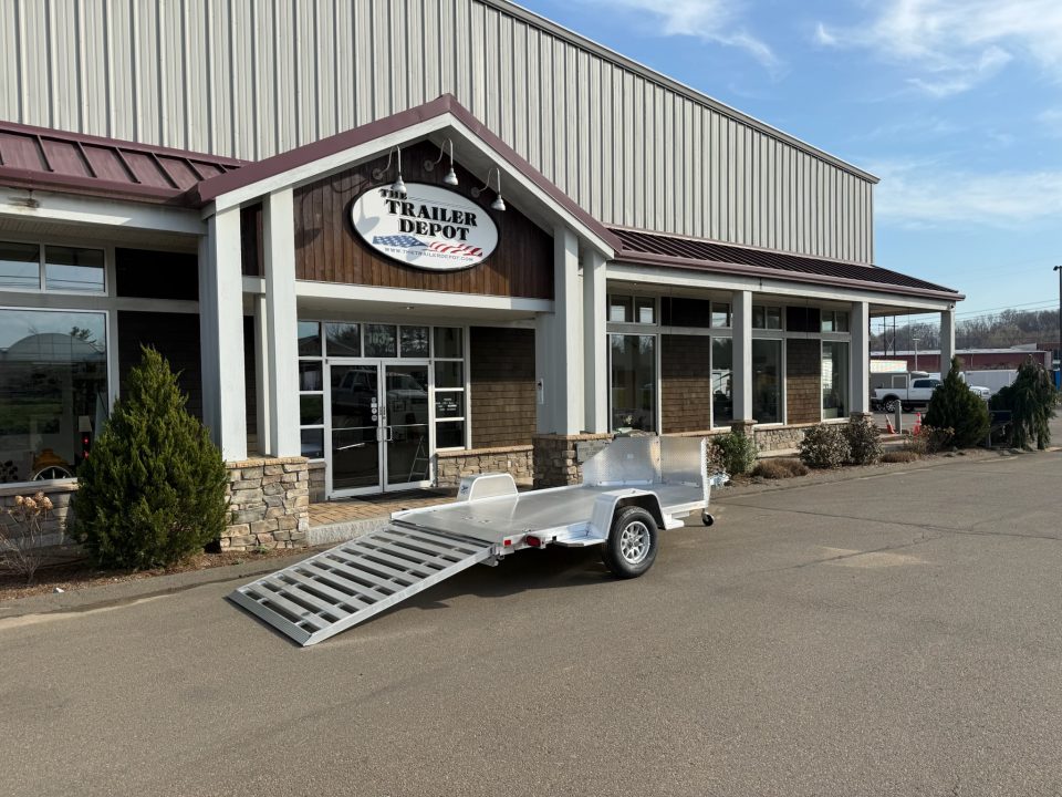 New ALUMA 6′6″ X 10’ 2-PLACE MOTORCYCLE TRAILER 2.9K