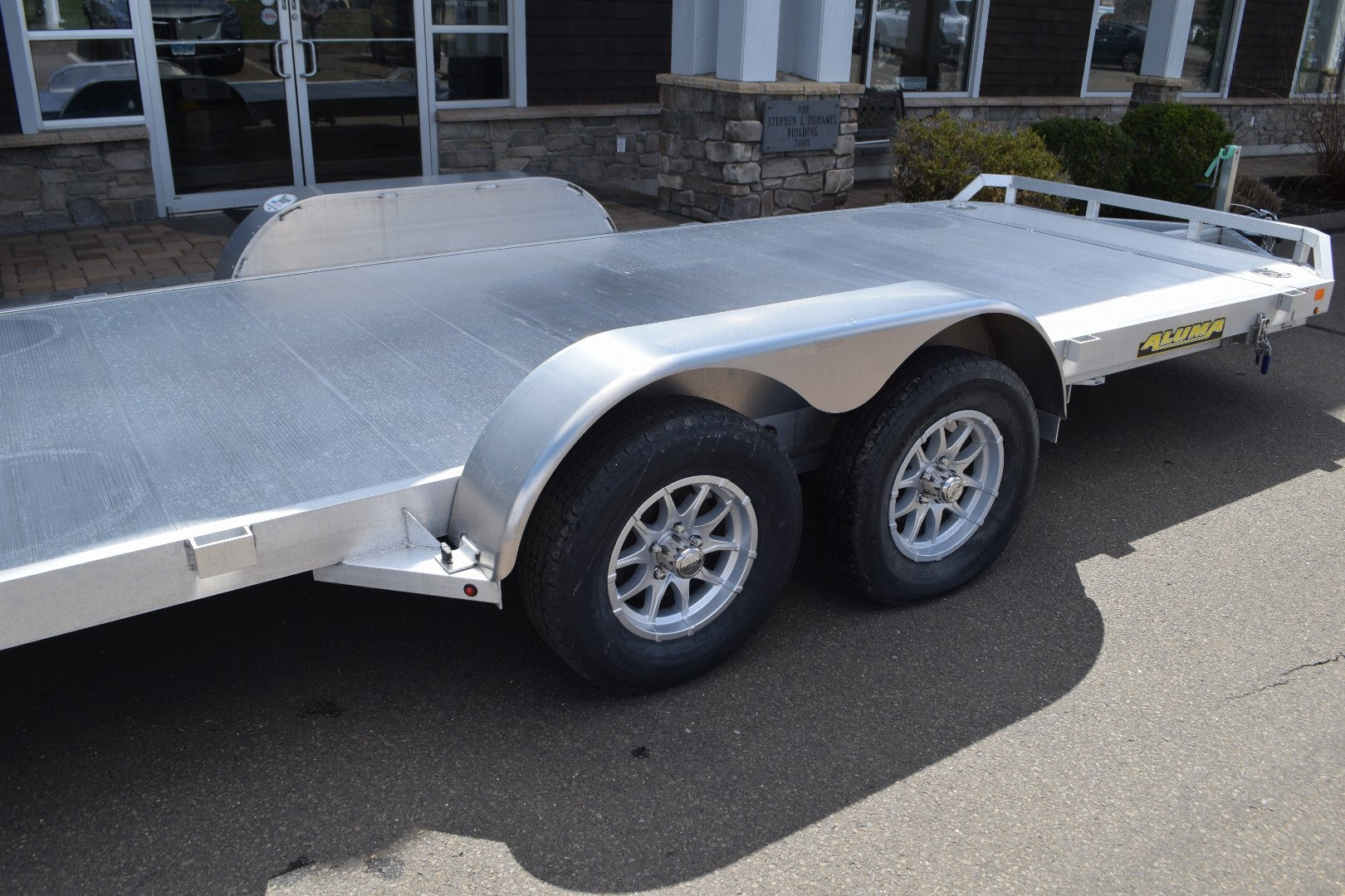 New ALUMA 6’8″ X 18′ OPEN CAR/MOTORCYCLE/ATV TILT TRAILER 7K
