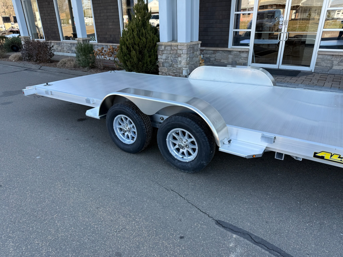 New ALUMA 6’8″ X 18′ OPEN CAR/MOTORCYCLE/ATV TILT TRAILER 7K