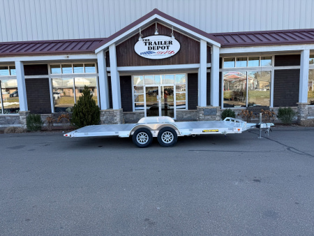 New ALUMA 6’8″ X 18′ OPEN CAR/MOTORCYCLE/ATV TILT TRAILER 7K