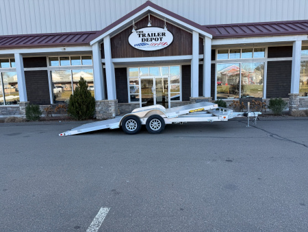 New ALUMA 6’8″ X 18′ OPEN CAR/MOTORCYCLE/ATV TILT TRAILER 7K