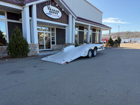 New ALUMA 6’8″ X 18′ OPEN CAR/MOTORCYCLE/ATV TILT TRAILER 7K