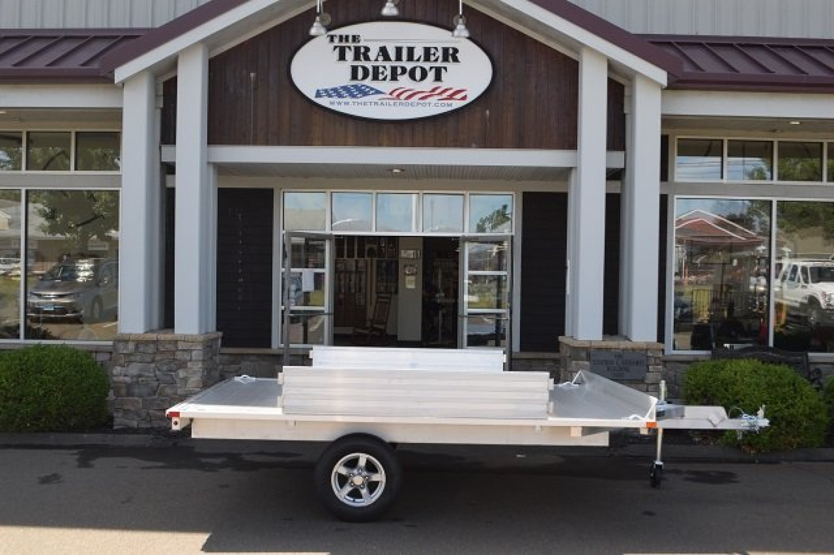 New Aluma 7'4" x 10'7" ATV Trailer 2.2K