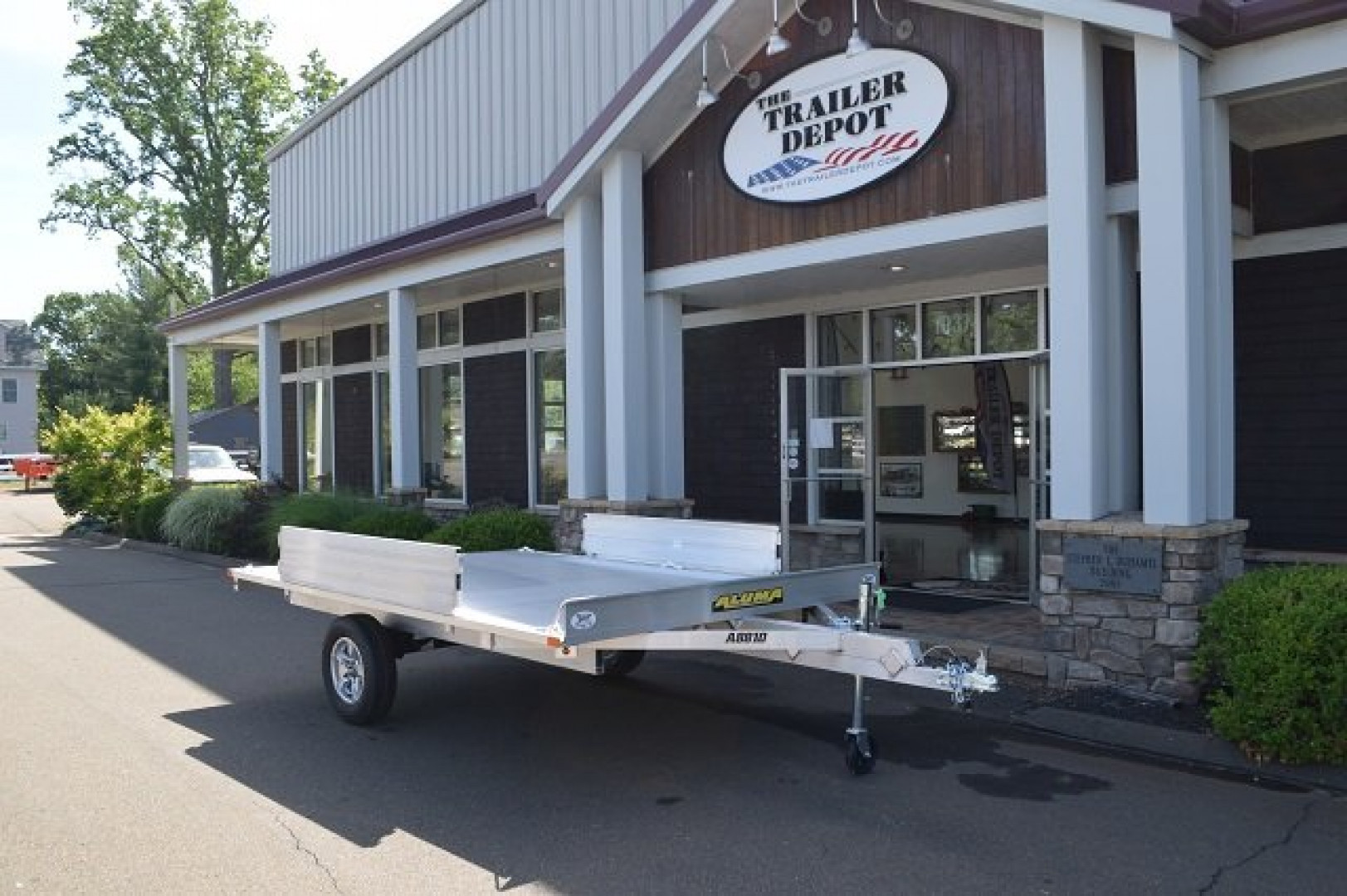 New Aluma 7'4" x 10'7" ATV Trailer 2.2K