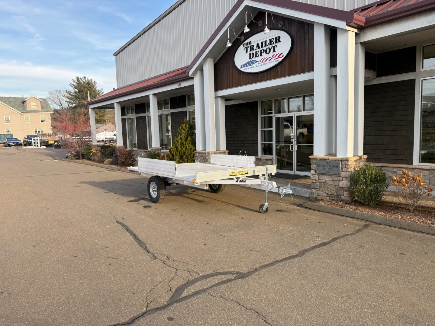 New Aluma 7'4" x 10'7" ATV Trailer 2.2K