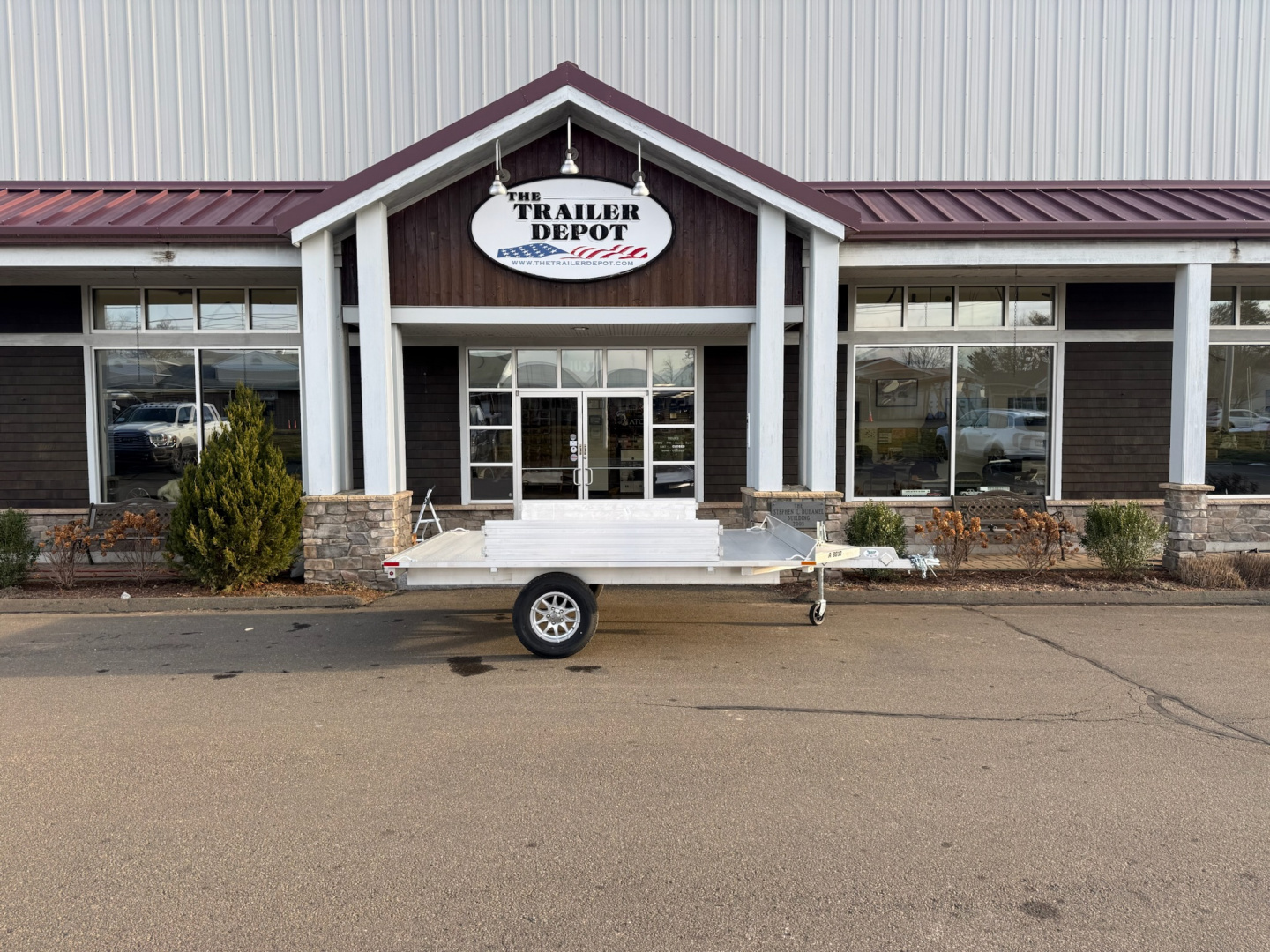 New Aluma 7'4" x 10'7" ATV Trailer 2.2K