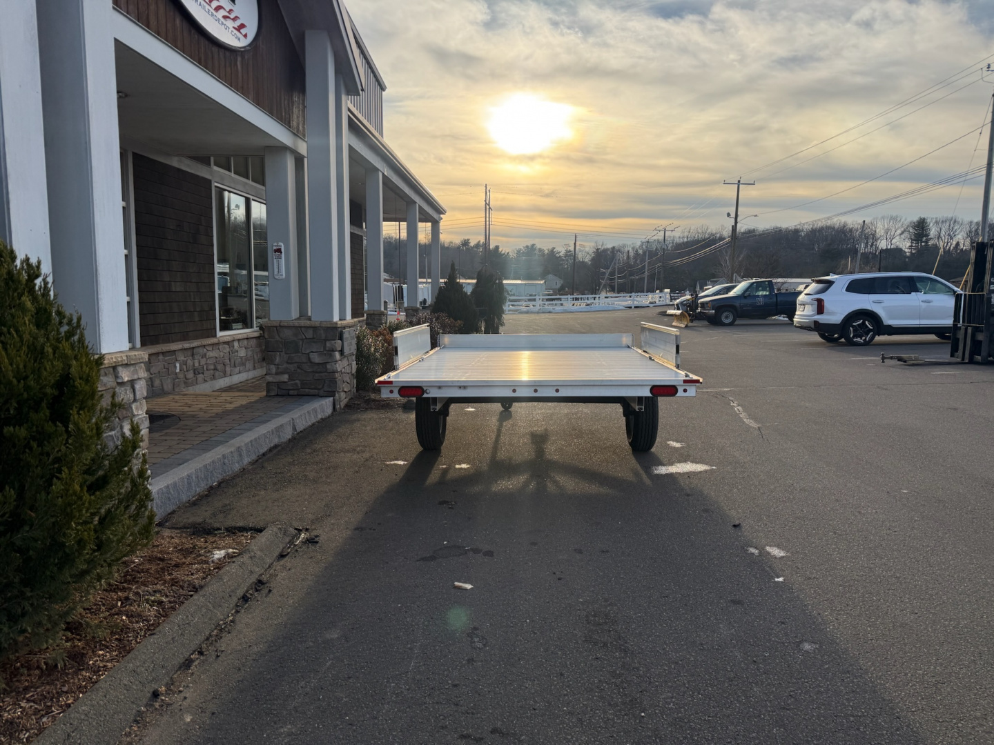 New Aluma 7'4" x 10'7" ATV Trailer 2.2K