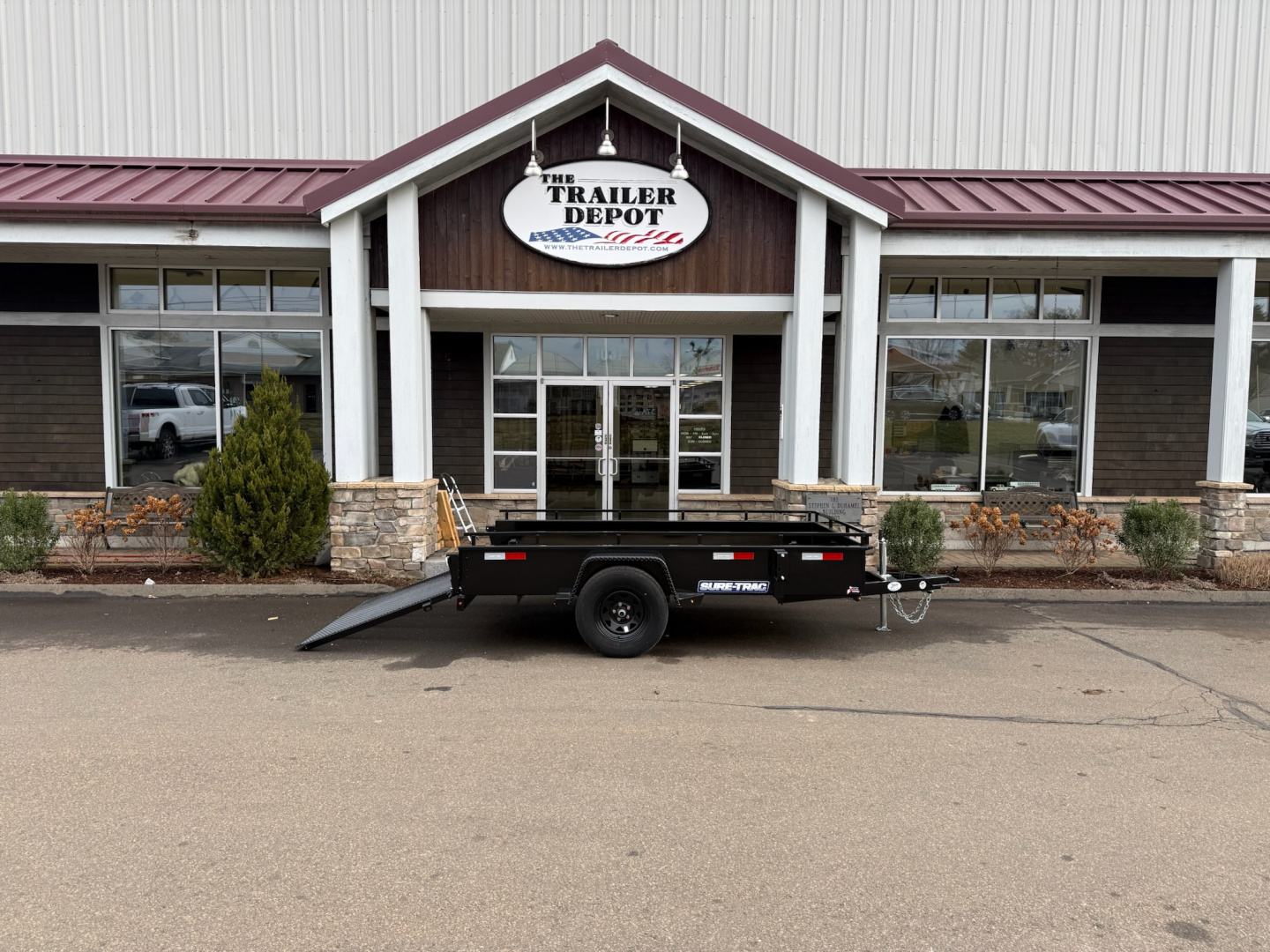 New Sure-Trac 6' x 10' Steel High Side Utility Trailer 2.9K