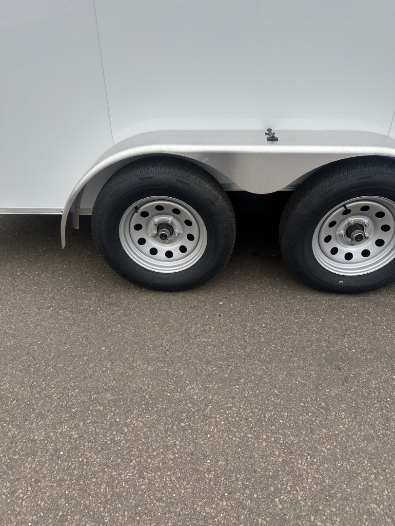 New Pace American 7' x 16' Enclosed Cargo/Landscape Trailer with Ramp Door 7K