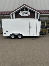 New Pace American 7' x 16' Enclosed Cargo/Landscape Trailer with Ramp Door 7K