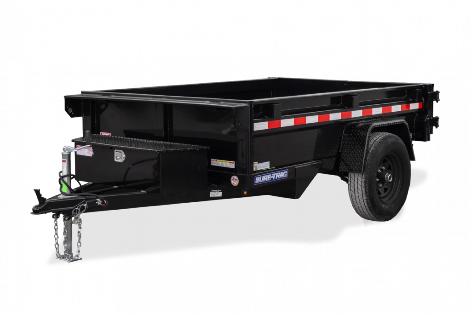 New SURE-TRAC 5' x 8' Low Profile Dump Trailer 5K