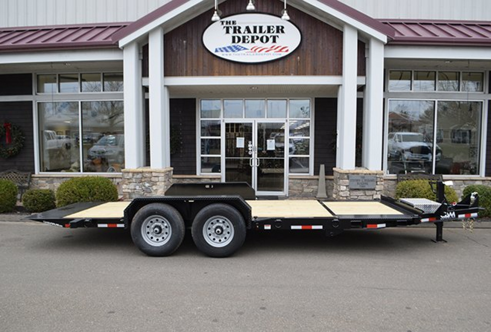 New CAM Superline 6’11″ X 20′ EXTRA WIDE SPLIT TILT EQUIPMENT HAULER 15.4K