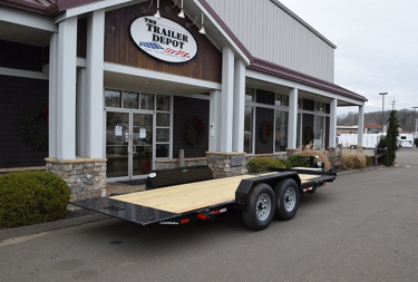 New CAM Superline 6’11″ X 20′ EXTRA WIDE SPLIT TILT EQUIPMENT HAULER 15.4K