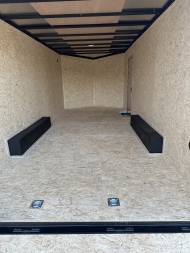 New Pace American 8'6" x 20' + V-Nose Enclosed Cargo Trailer with Ramp Door 9.9K