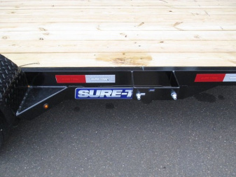 New Sure-Trac 6'10" x 16' Wood Deck Open Car Hauler 7K