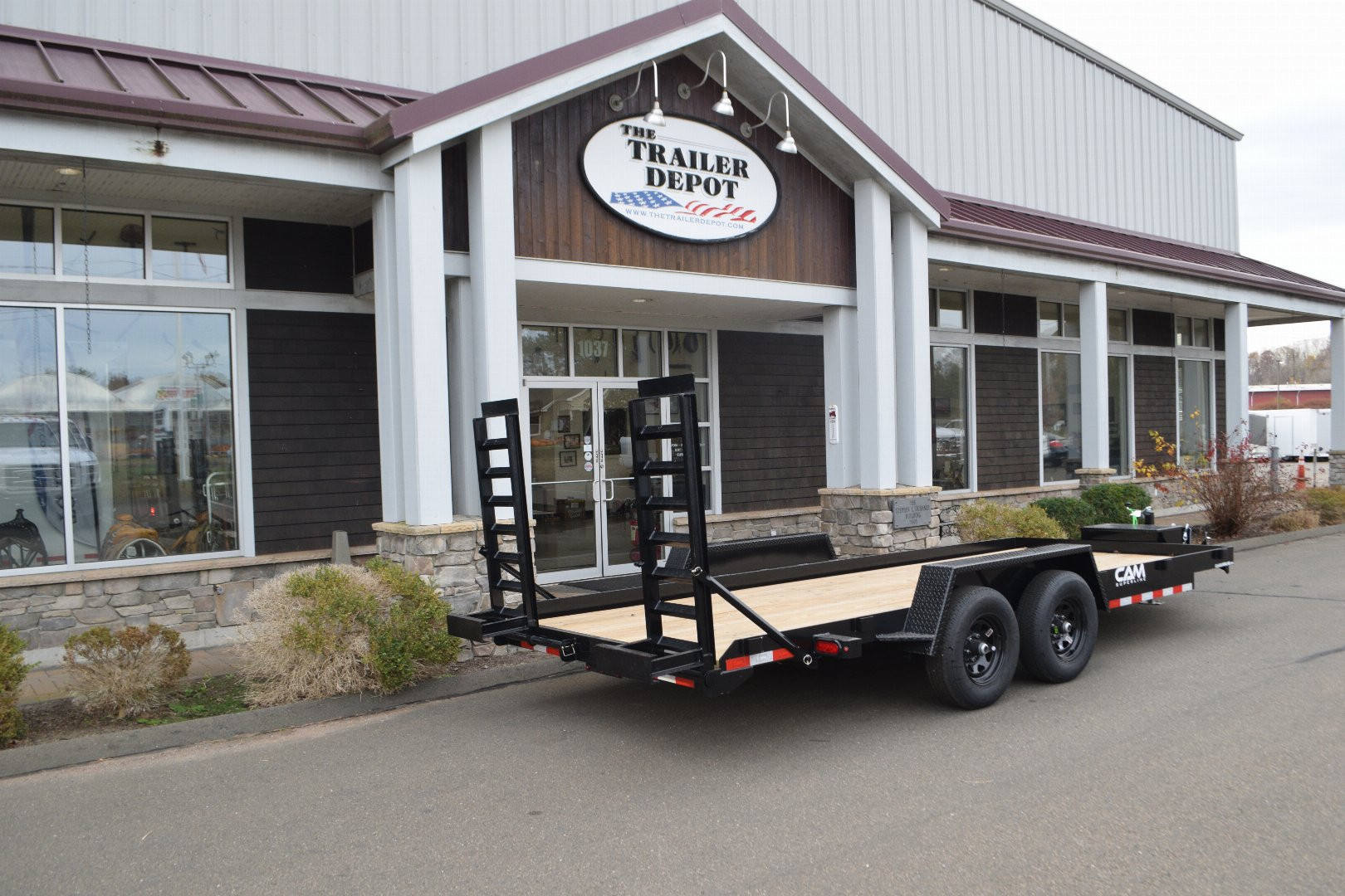 New CAM Superline 6’8″ X 18′ EQUIPMENT TRAILER 9.9K