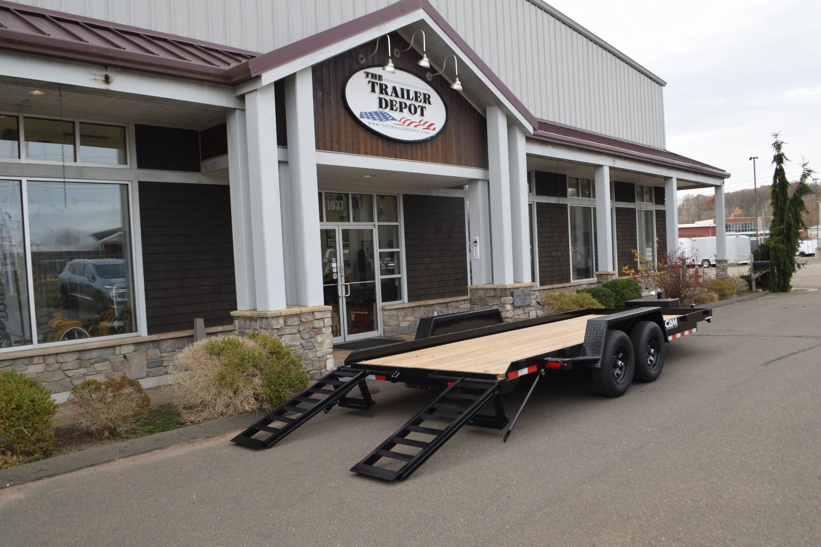 New CAM Superline 6’8″ X 18′ EQUIPMENT TRAILER 9.9K