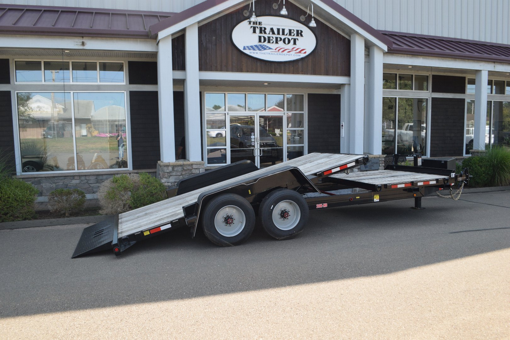 New Behnke 6’11″ X 22′ Tube Tilt Trailer 20K