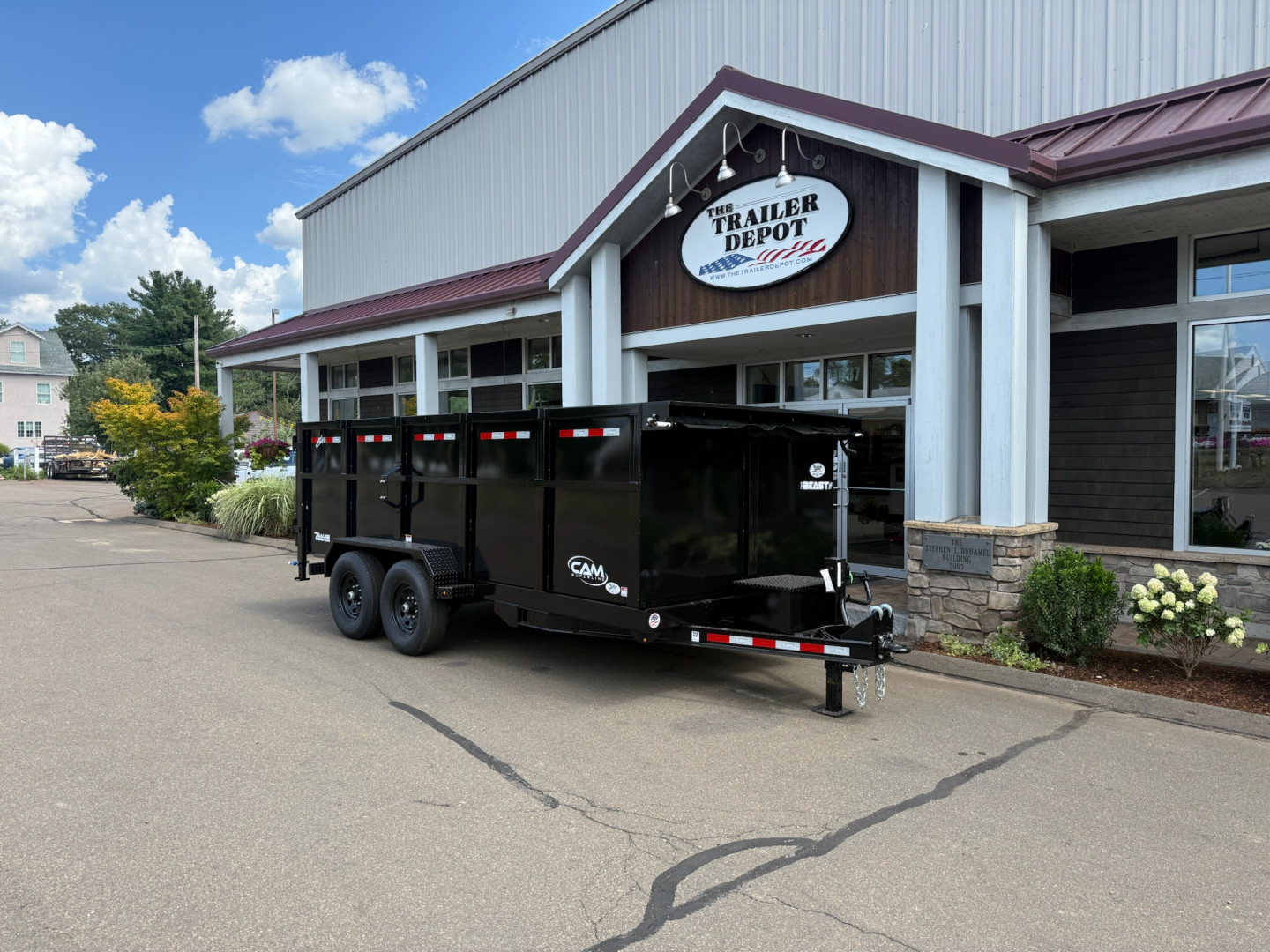 New CAM Superline 6’9″ X 16′ LOW PROFILE BEAST DUMP TRAILER WITH HIGH SIDES 15.4K
