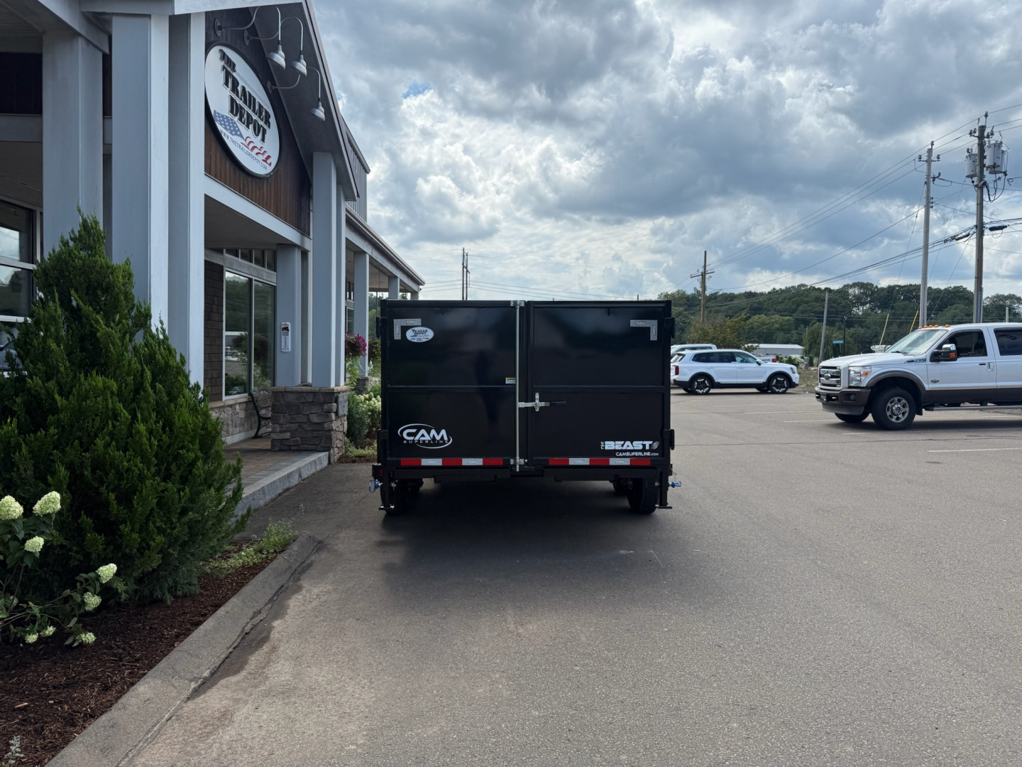 New CAM Superline 6’9″ X 16′ LOW PROFILE BEAST DUMP TRAILER WITH HIGH SIDES 15.4K