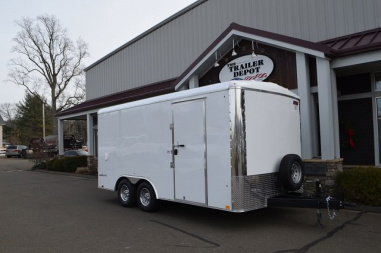 New PACE AMERICAN 8’6″ X 16′ ENCLOSED LANDSCAPE TRAILER 9.9K