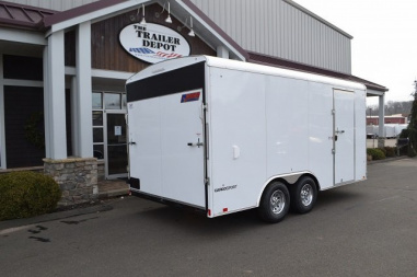 New PACE AMERICAN 8’6″ X 16′ ENCLOSED LANDSCAPE TRAILER 9.9K