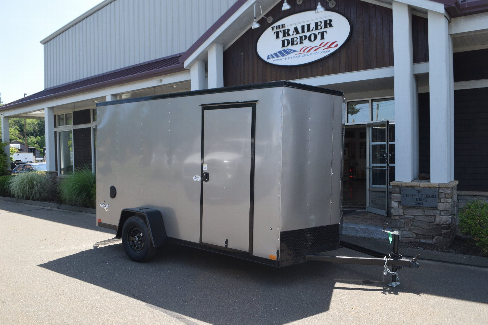 New Pace American 6′ x 12′ + V-Nose Enclosed Cargo Trailer with Ramp Door 2.9K