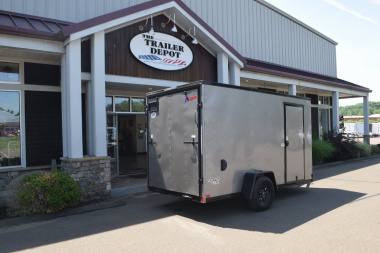 New Pace American 6′ x 12′ + V-Nose Enclosed Cargo Trailer with Ramp Door 2.9K