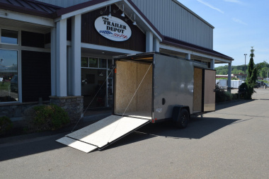 New Pace American 6′ x 12′ + V-Nose Enclosed Cargo Trailer with Ramp Door 2.9K