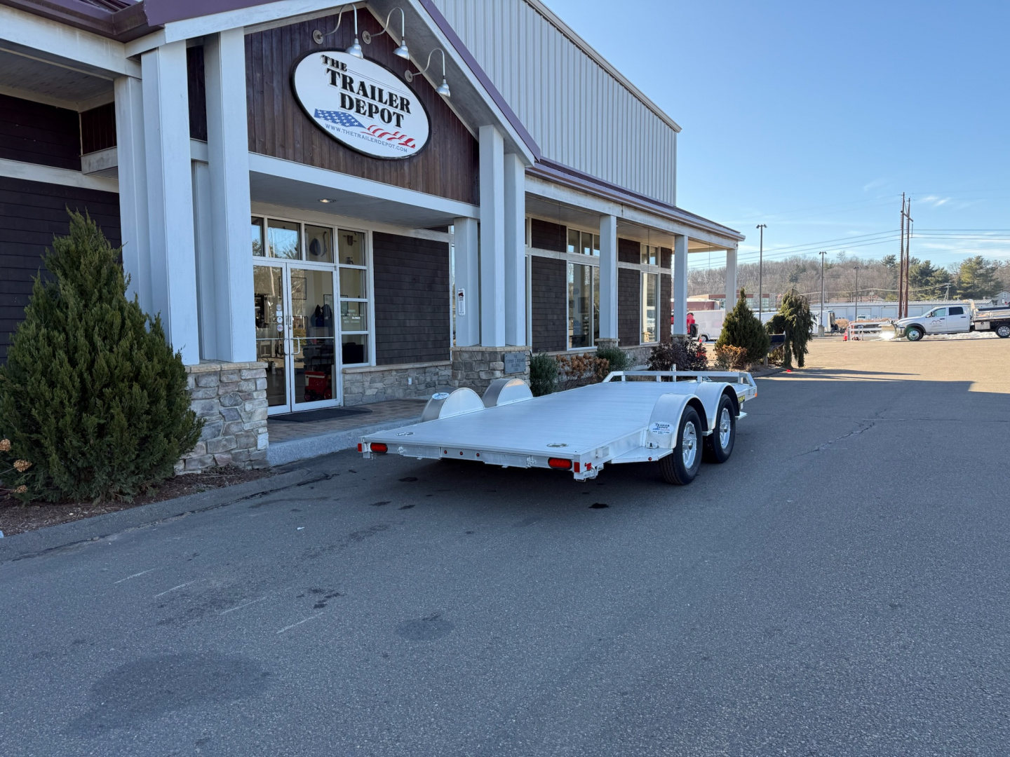 New Aluma 6'9" x 16' Open Car Hauler 7K