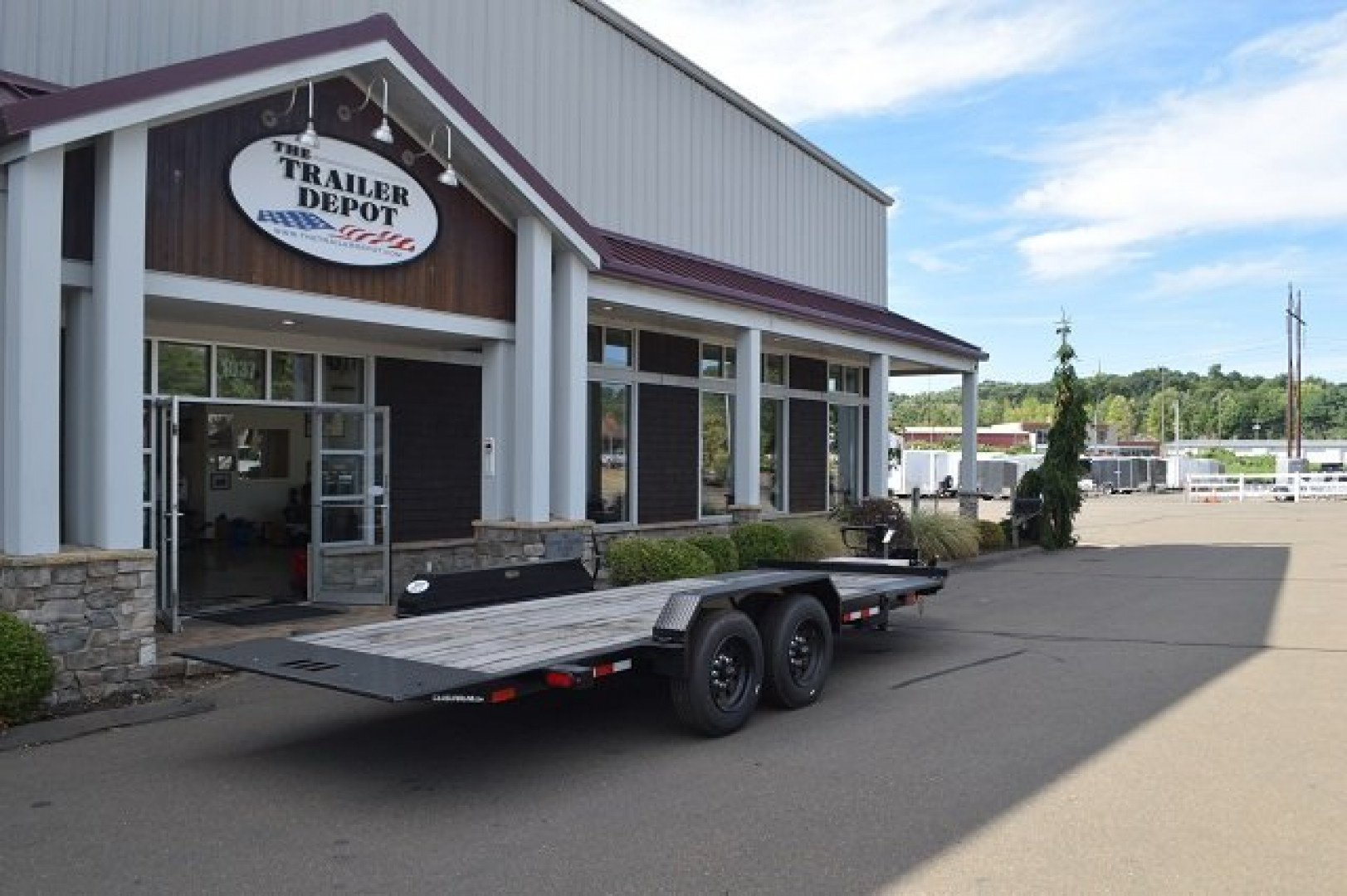 New CAM Superline 6’11″ X 20′ EXTRA WIDE SPLIT TILT EQUIPMENT HAULER 17.6K