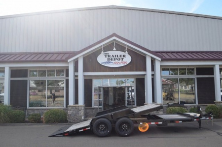 New CAM Superline 6’11″ X 20′ EXTRA WIDE SPLIT TILT EQUIPMENT HAULER 17.6K