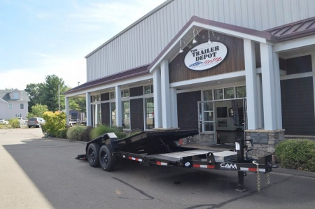 New CAM Superline 6’11″ X 20′ EXTRA WIDE SPLIT TILT EQUIPMENT HAULER 17.6K