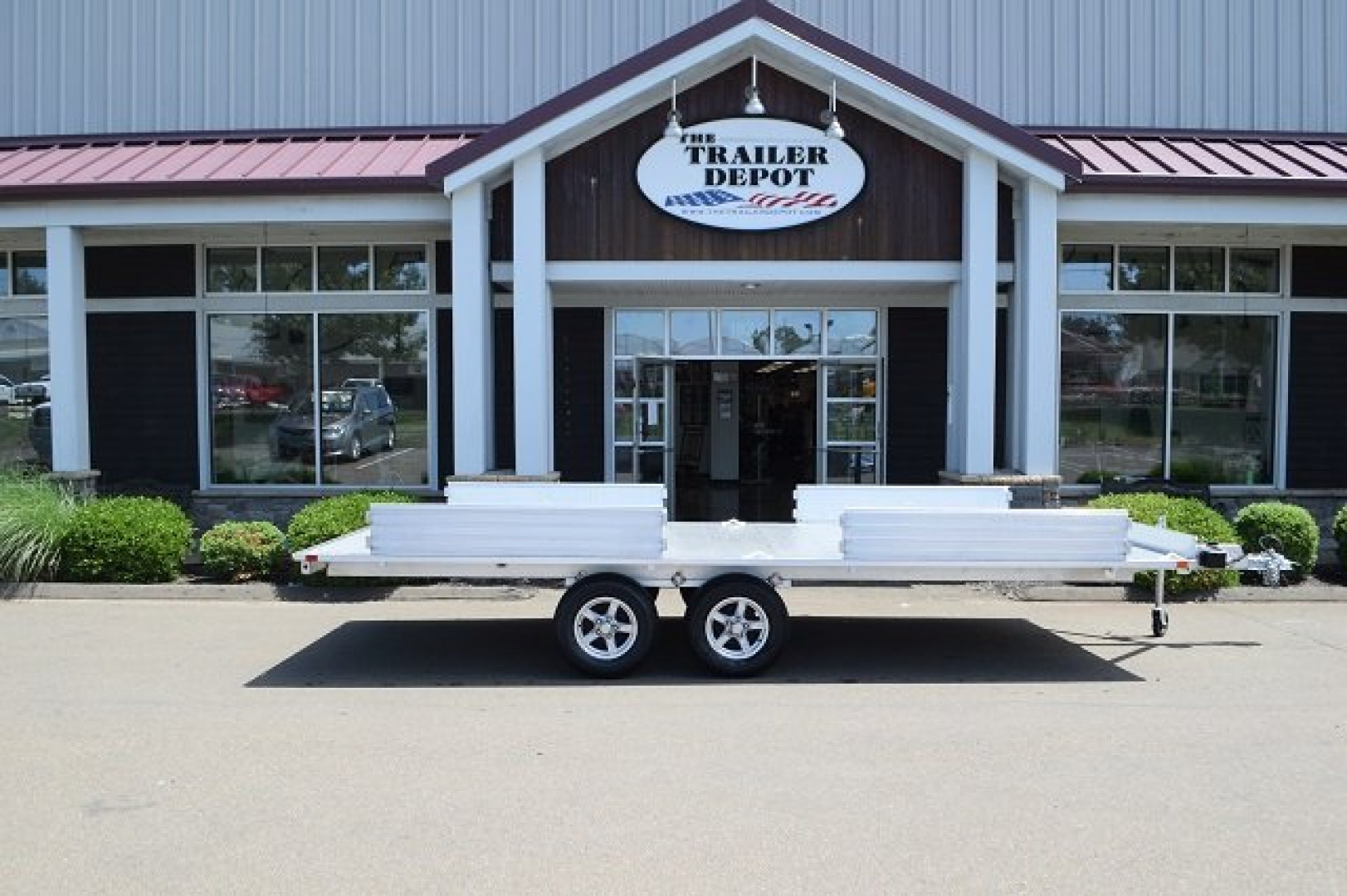 New Aluma 7'4" x 18' ATV Trailer 7K