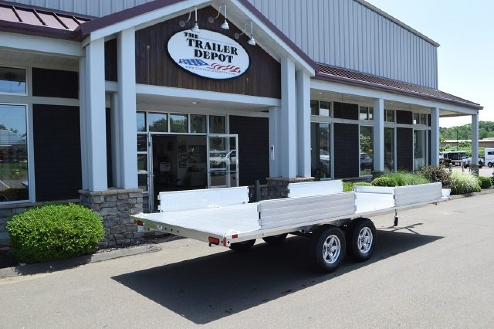 New Aluma 7'4" x 18' ATV Trailer 7K