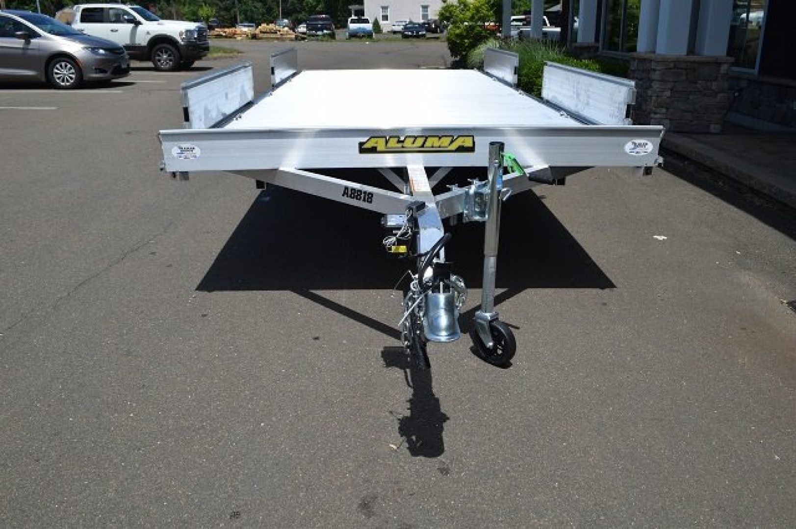 New Aluma 7'4" x 18' ATV Trailer 7K