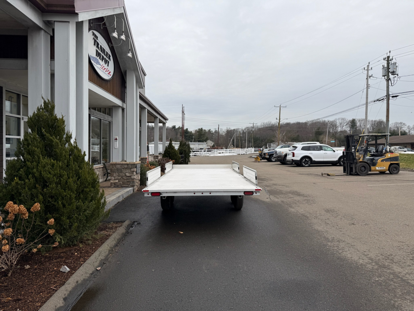 New Aluma 7'4" x 18' ATV Trailer 7K