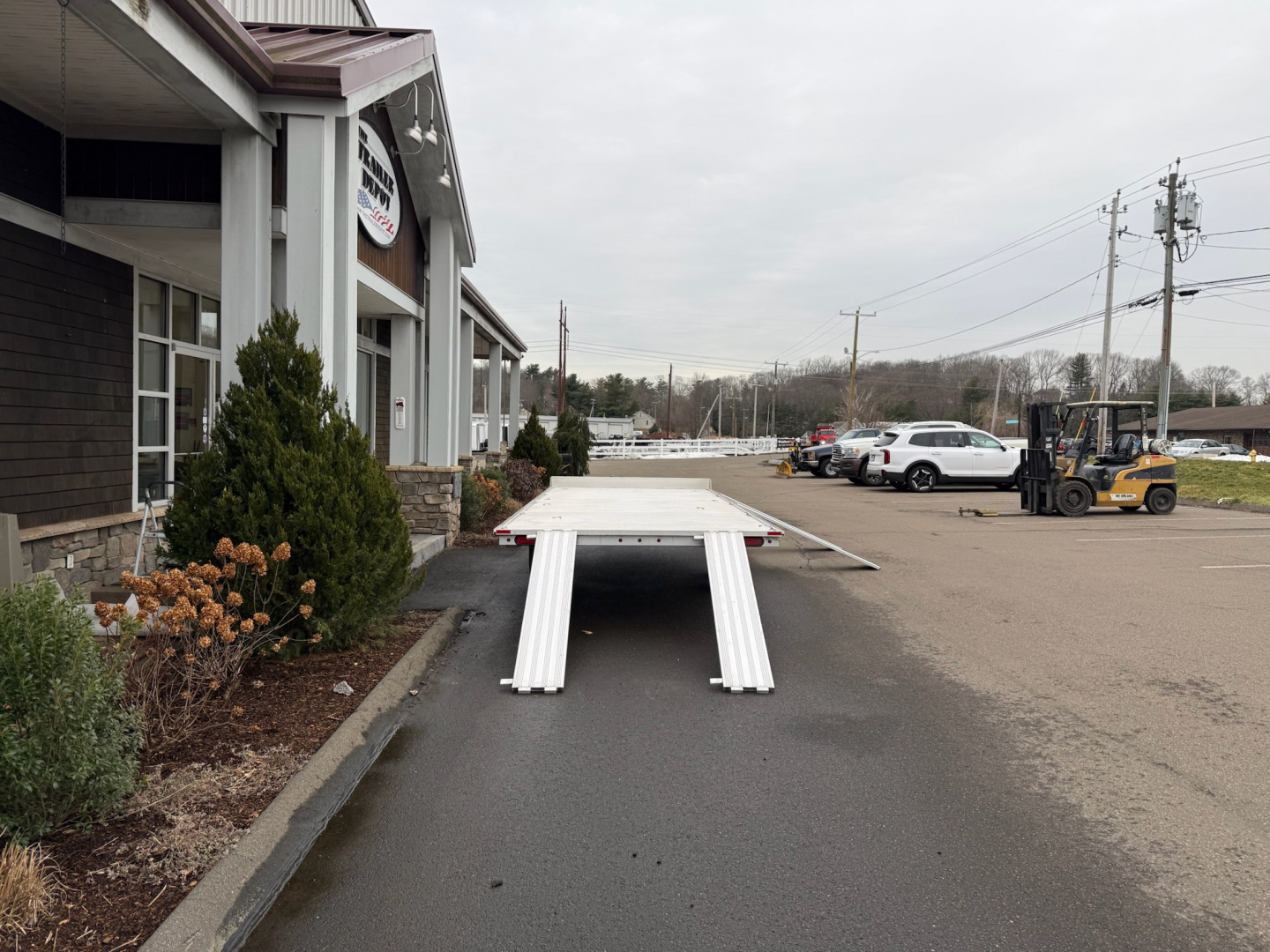 New Aluma 7'4" x 18' ATV Trailer 7K