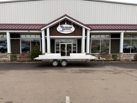 New Aluma 7'4  x 18' ATV Trailer 7K