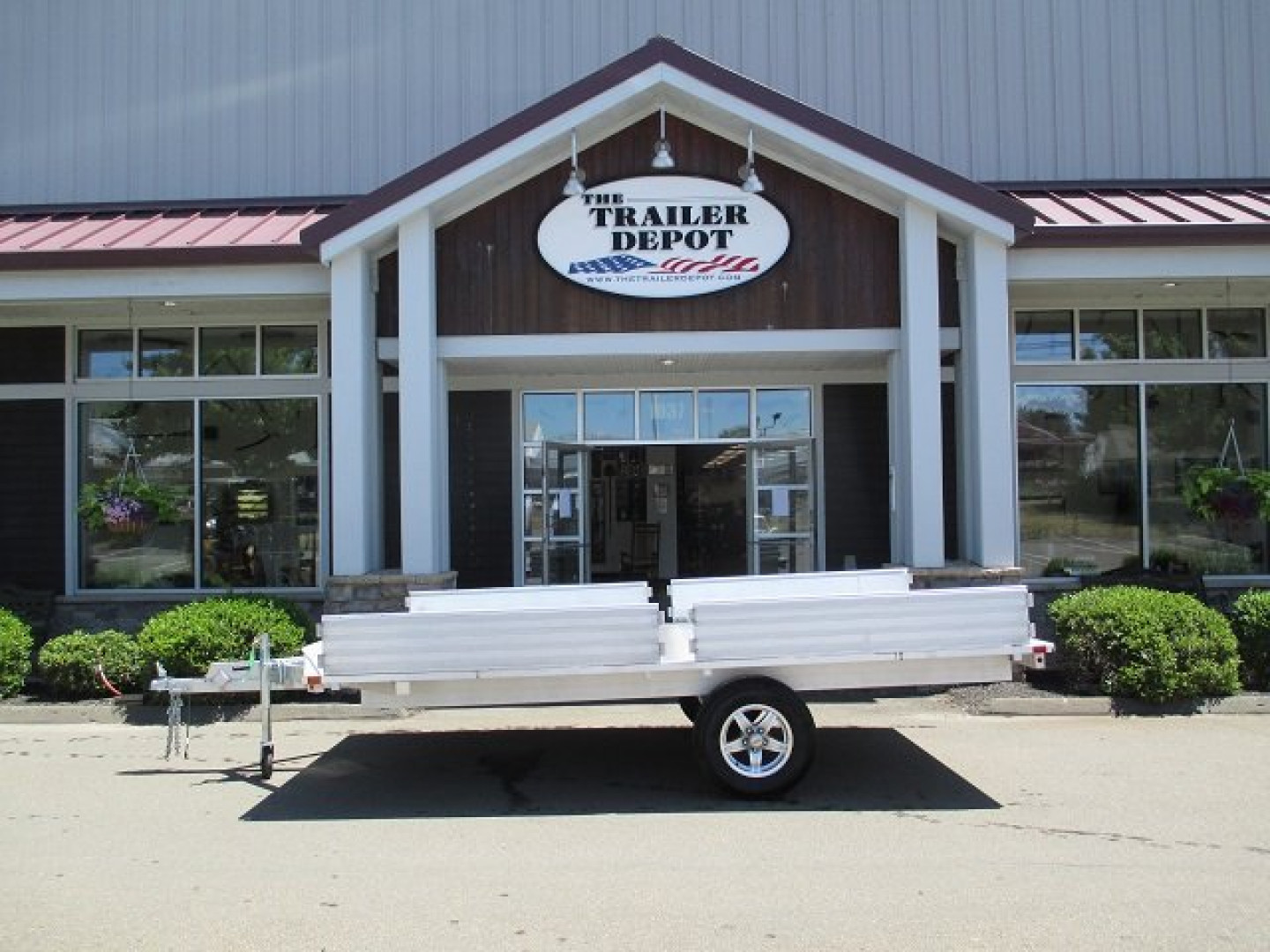 New Aluma 7'4" x 12'10" ATV Trailer 2.9K