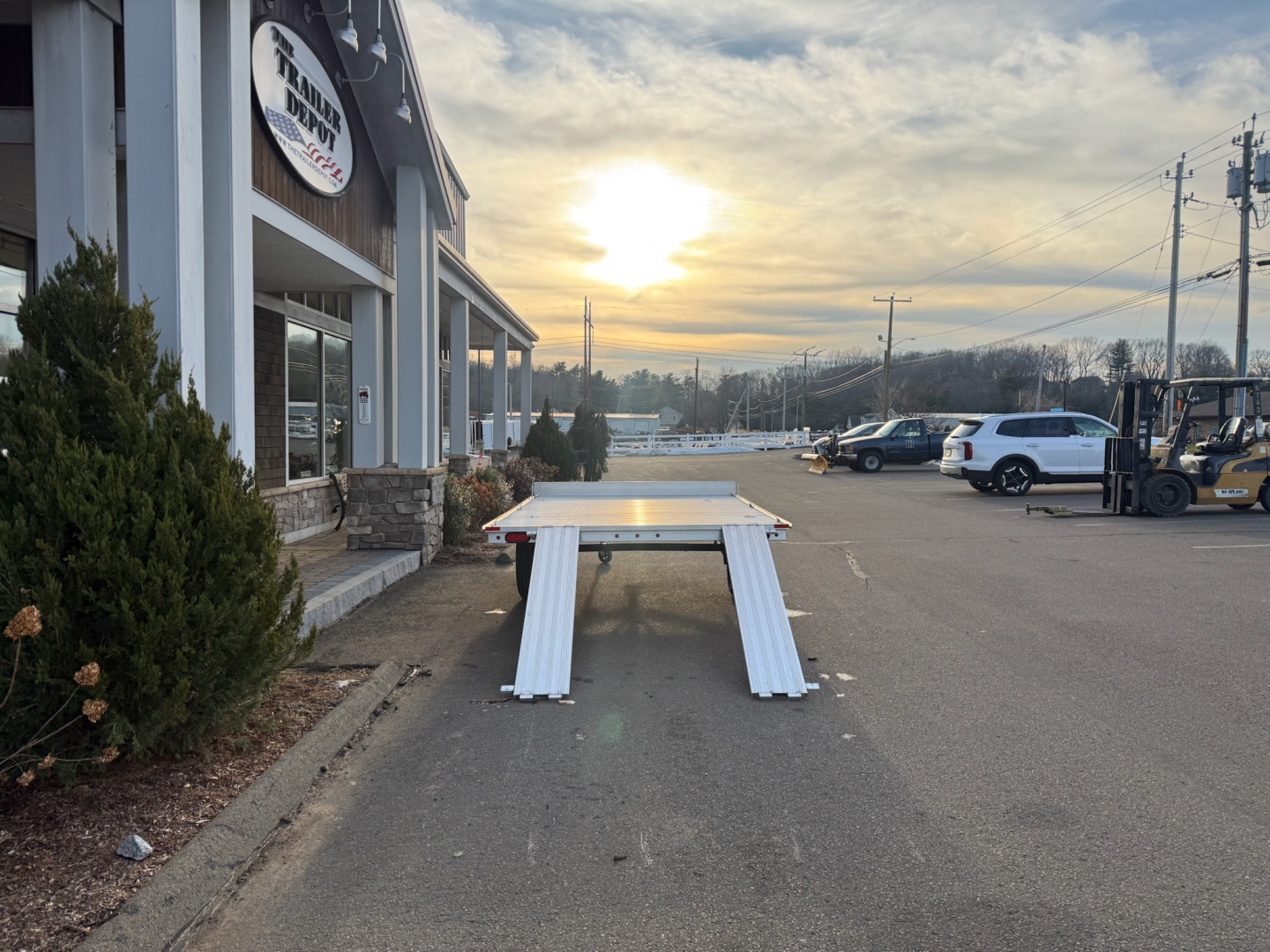 New Aluma 7'4" x 10'7" ATV Trailer 2.2K