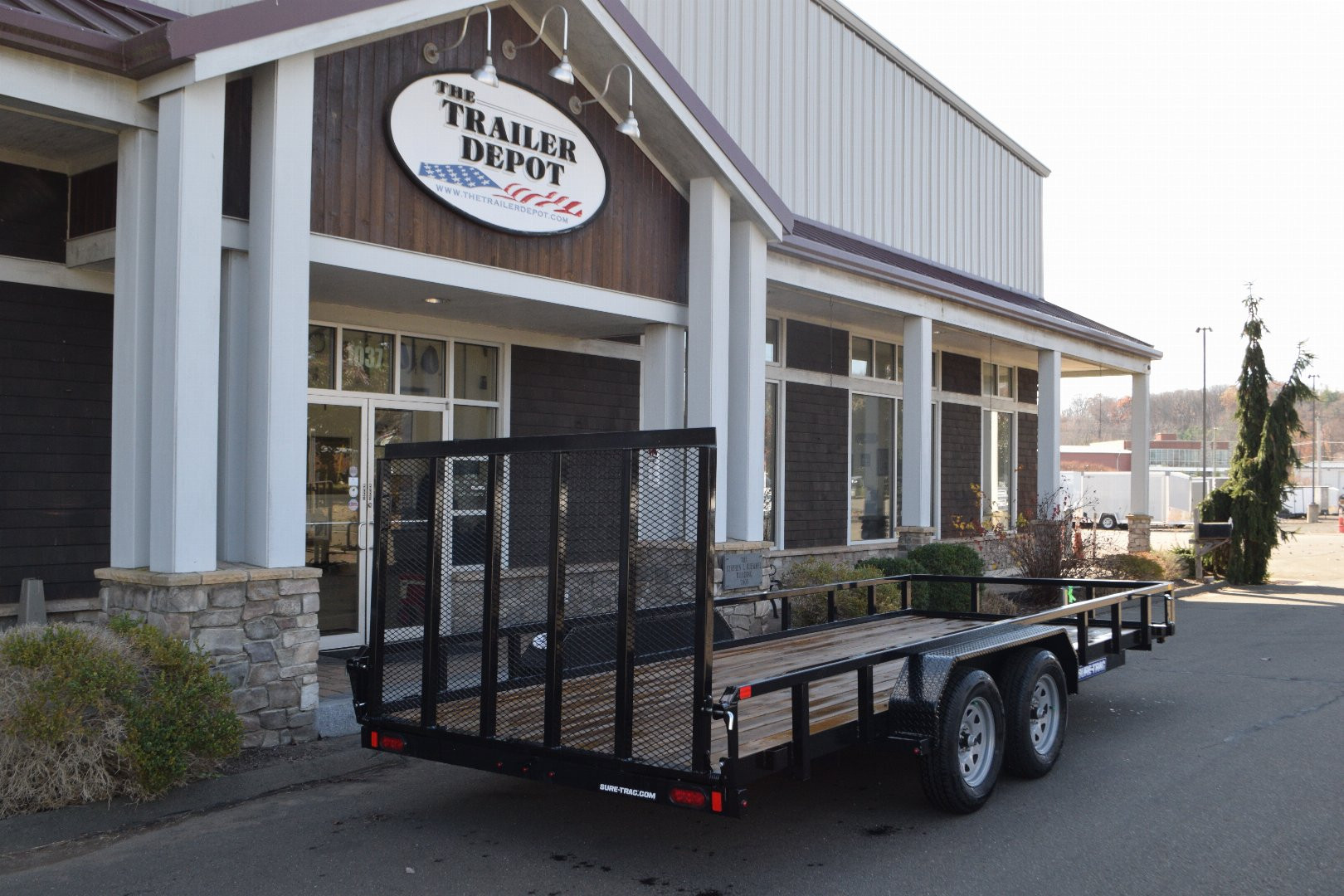 New Sure-Trac 7′ X 18′ OPEN LANDSCAPE TRAILER 7K